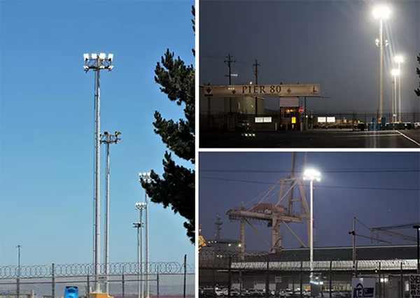 元亨光電LED高桿燈照亮美國舊金山港口